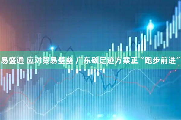 易盛通 应对贸易壁垒 广东碳足迹方案正“跑步前进”